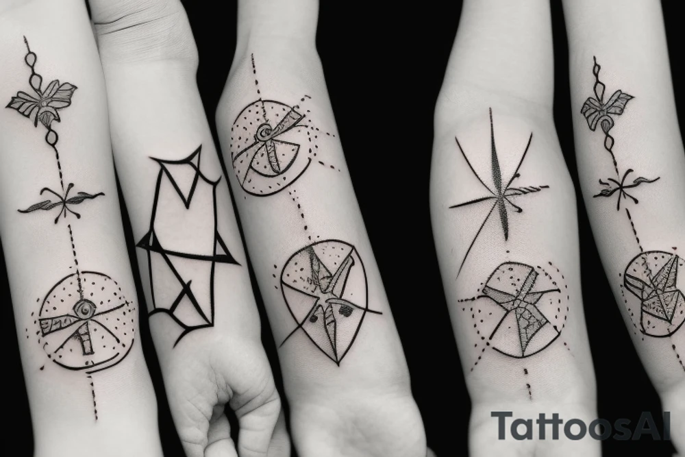 Serotonin hormon tattoo idea