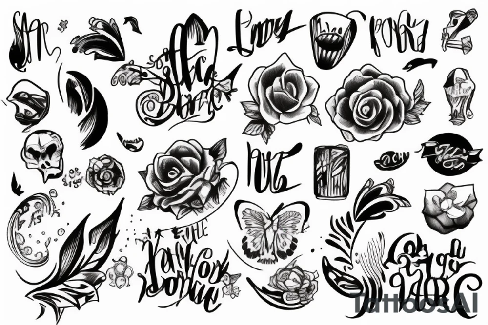 Motivation to enjoy life tattoo idea