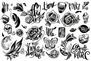 Motivation to enjoy life tattoo idea