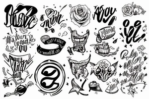 Motivation to enjoy life tattoo idea
