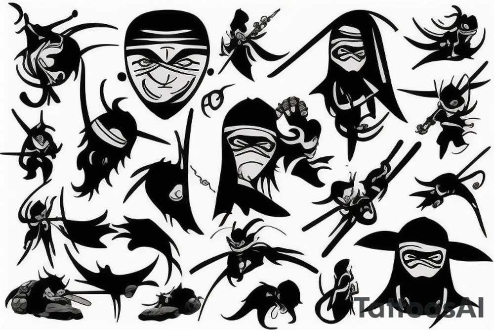 ninja tattoo idea