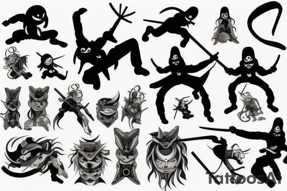 ninja tattoo idea