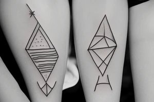equilateral triangle tattoo idea