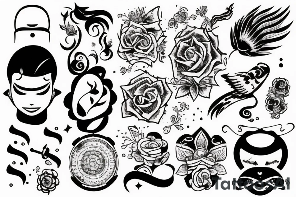 line
on sholder tattoo idea