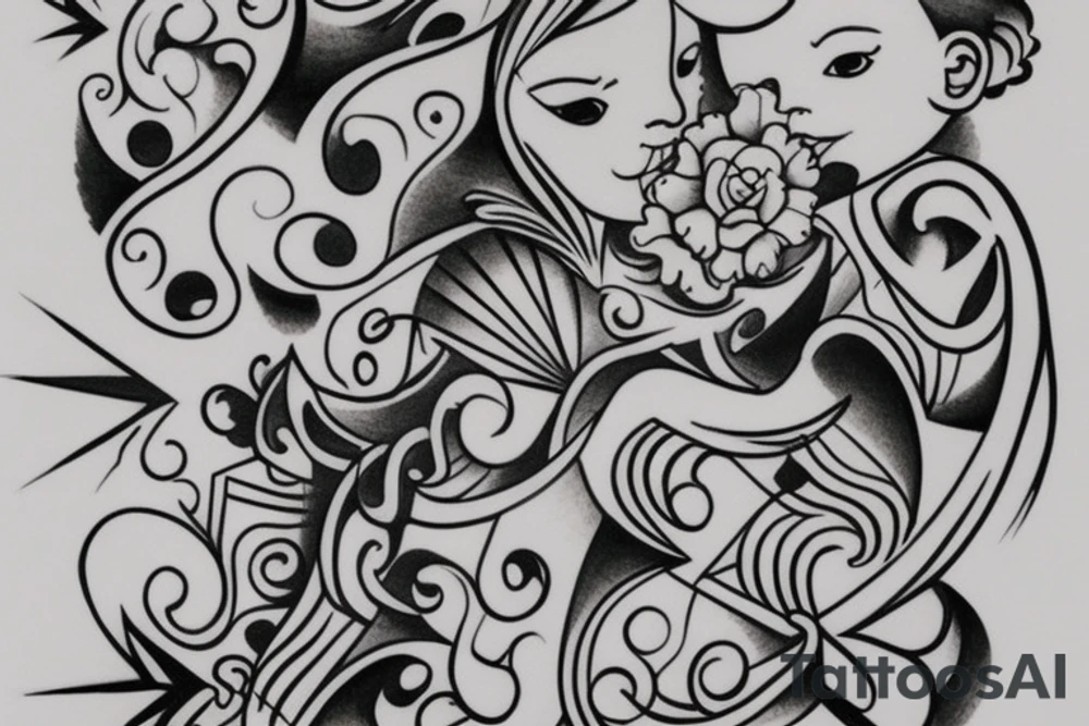 I want a baby tattoo idea