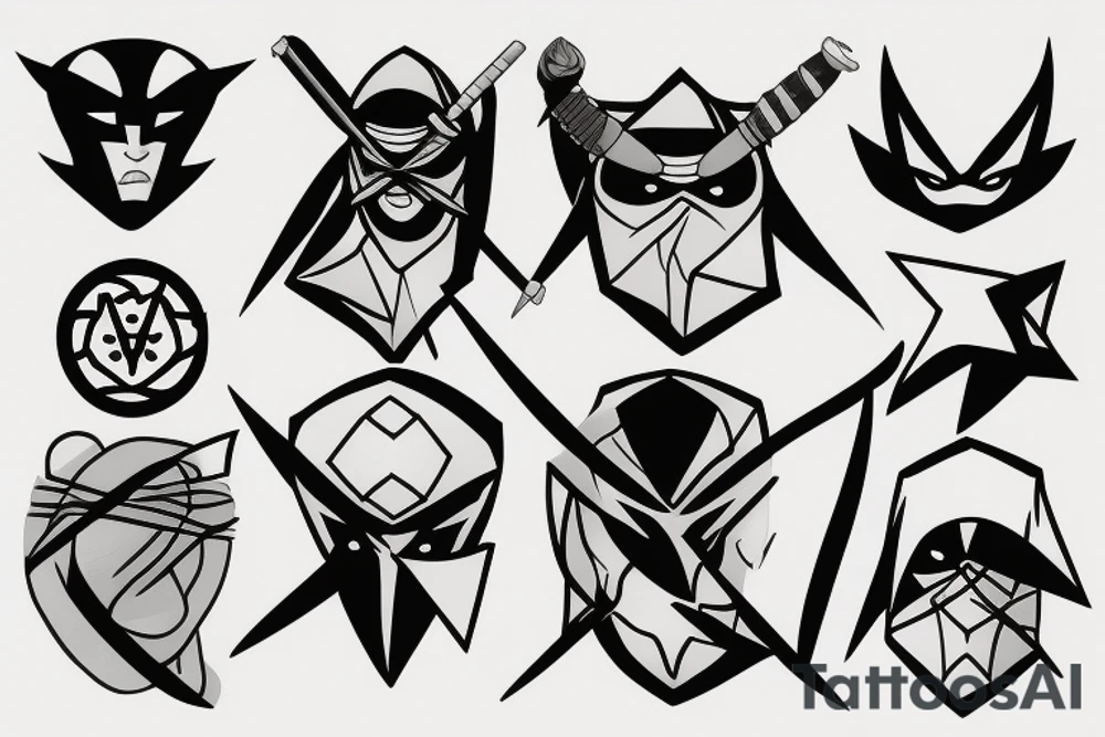 ninja tattoo idea