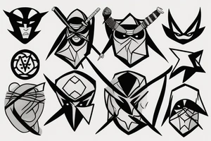 ninja tattoo idea