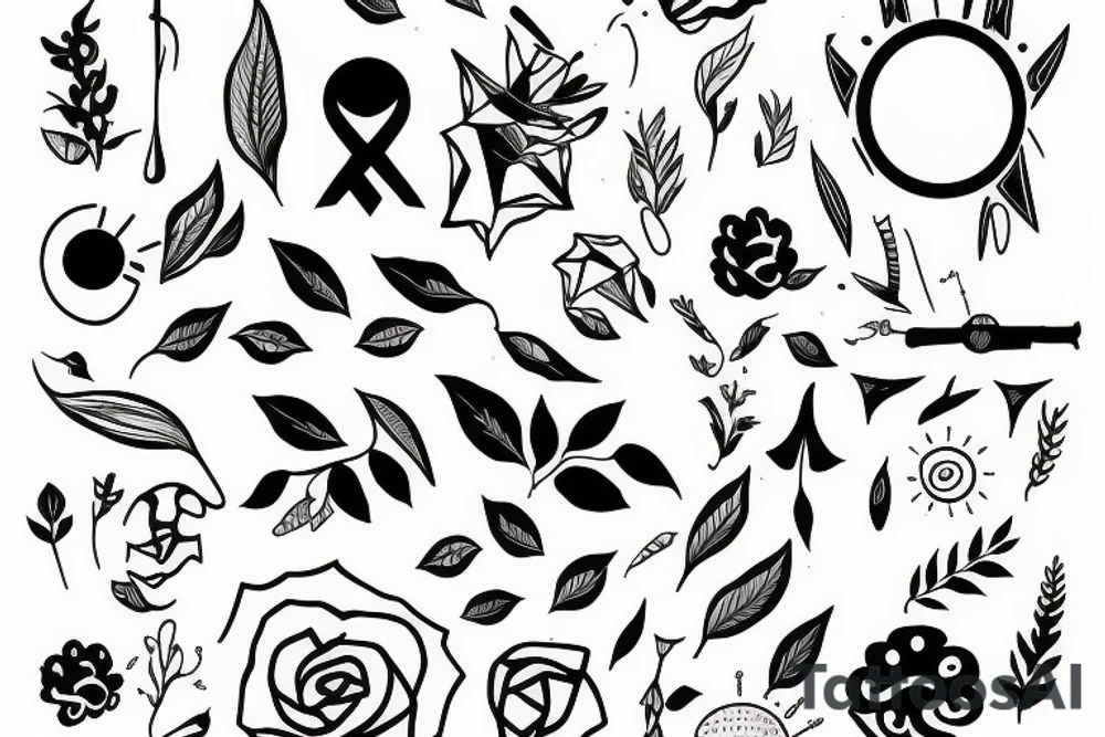 Serotonin hormon tattoo idea