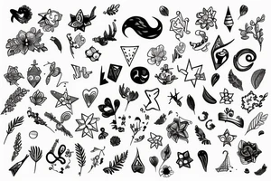 Serotonin hormon tattoo idea