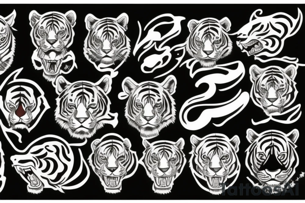 tiger tattoo idea