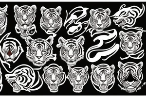 tiger tattoo idea