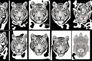 tiger tattoo idea