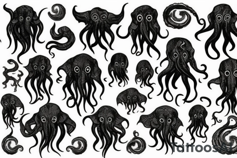 Cthulhu tattoo idea
