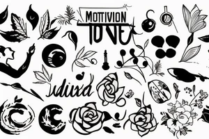 Motivation to enjoy life tattoo idea