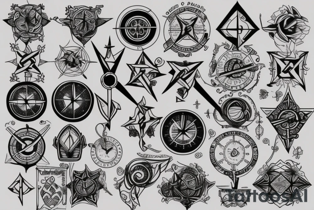 Square and Compasses tattoo idea