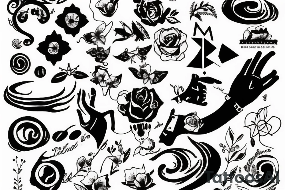 Motivation to enjoy life tattoo idea