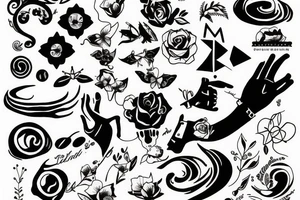 Motivation to enjoy life tattoo idea