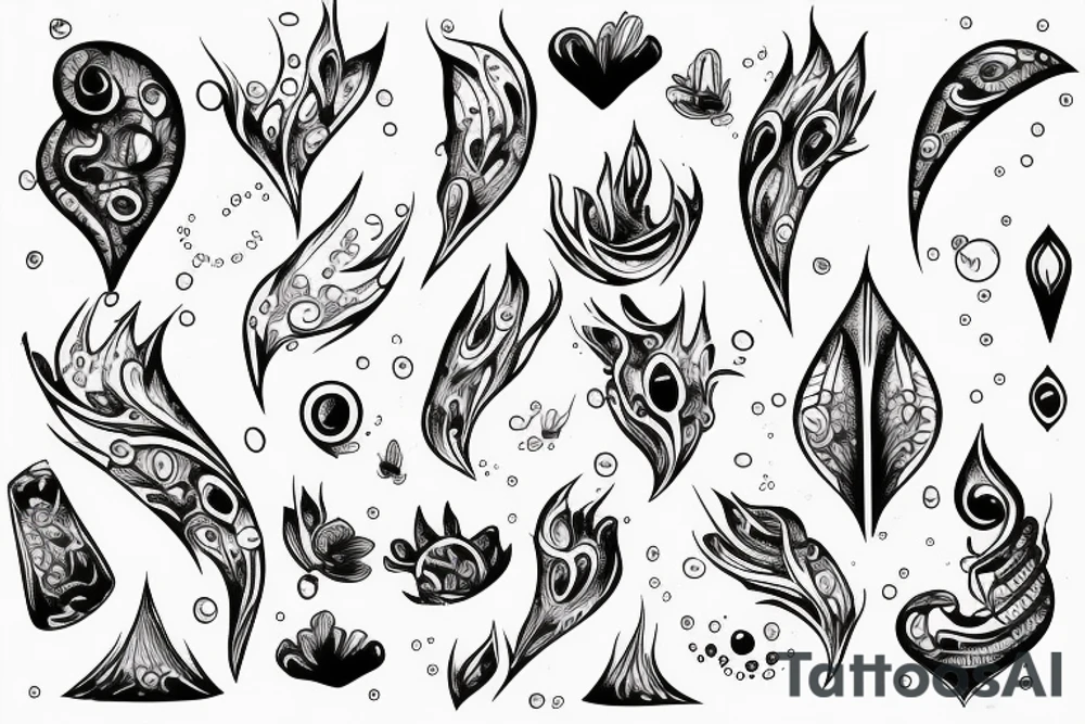 drop water tattoo idea