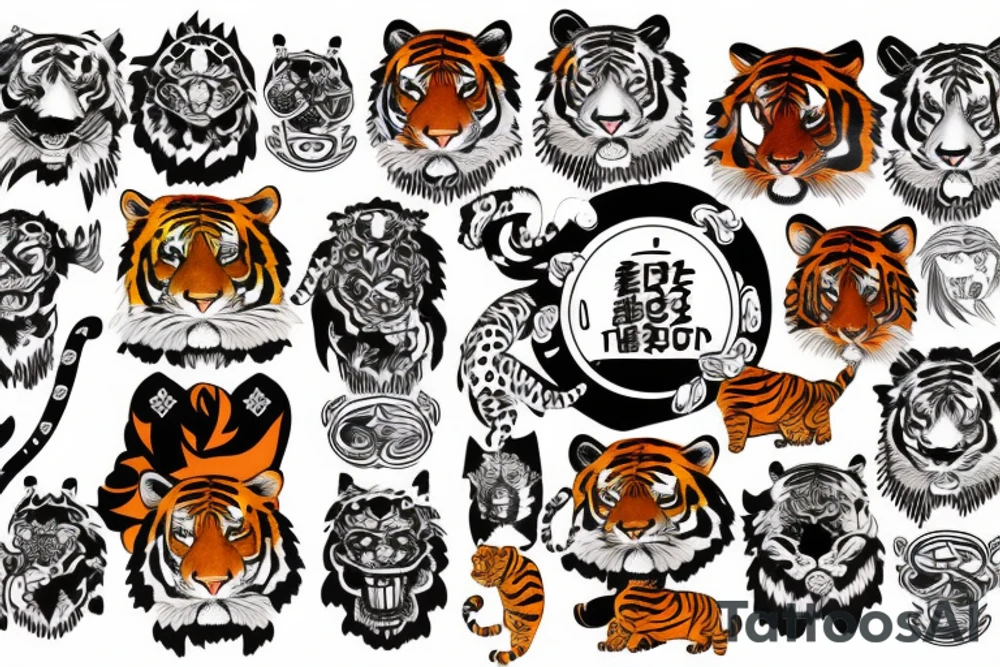 tiger tattoo idea