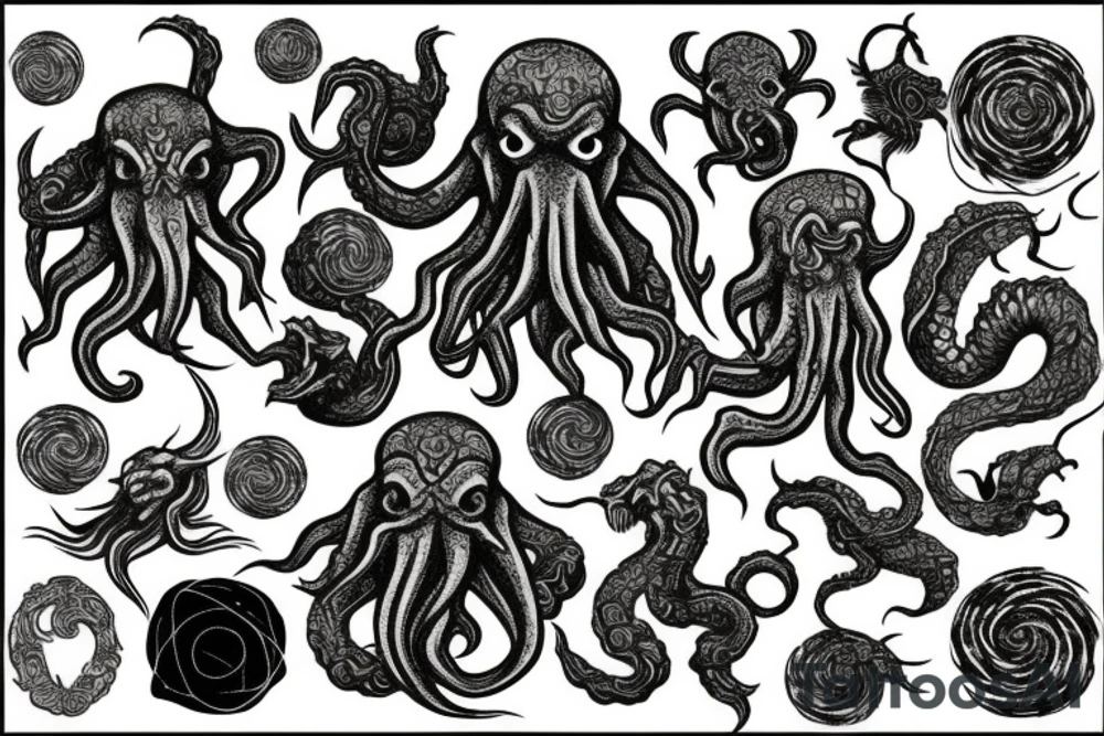 Cthulhu tattoo idea
