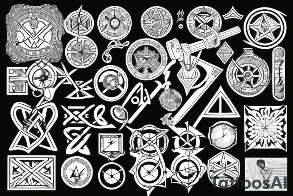 Square and Compasses tattoo idea
