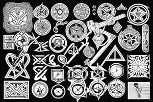 Square and Compasses tattoo idea