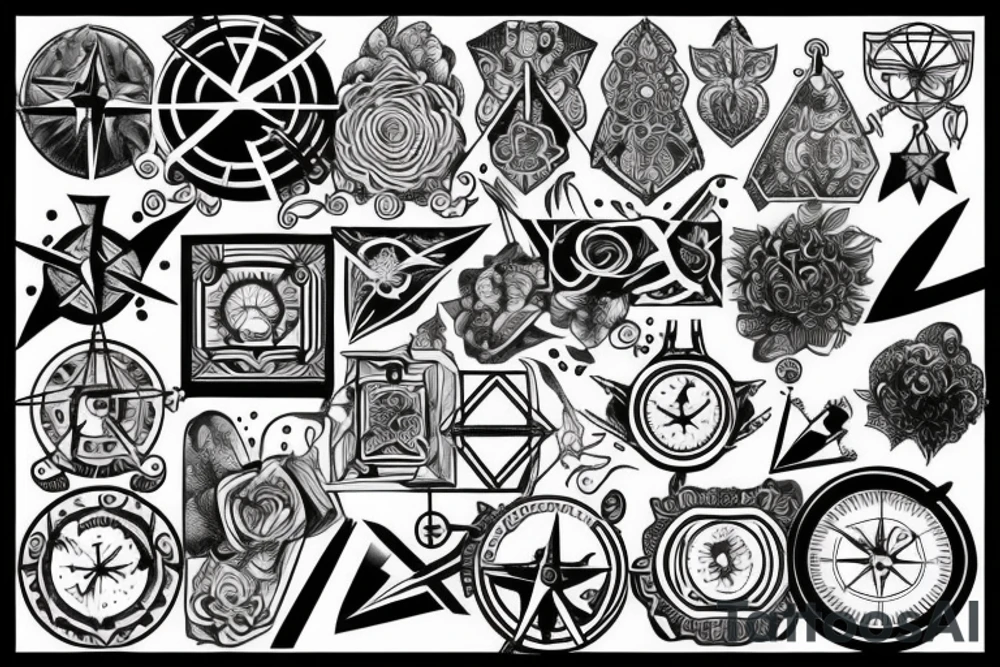Square and Compasses tattoo idea