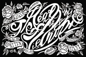 Motivation to enjoy life tattoo idea