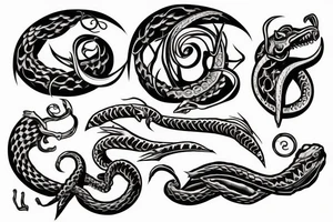 ouroboros tattoo idea