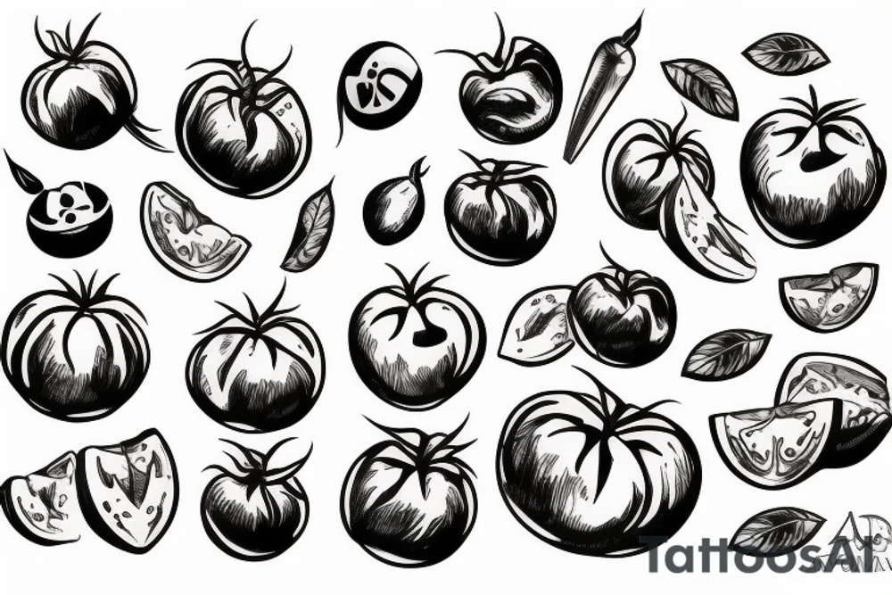 Aventus tomato sheet tattoo idea