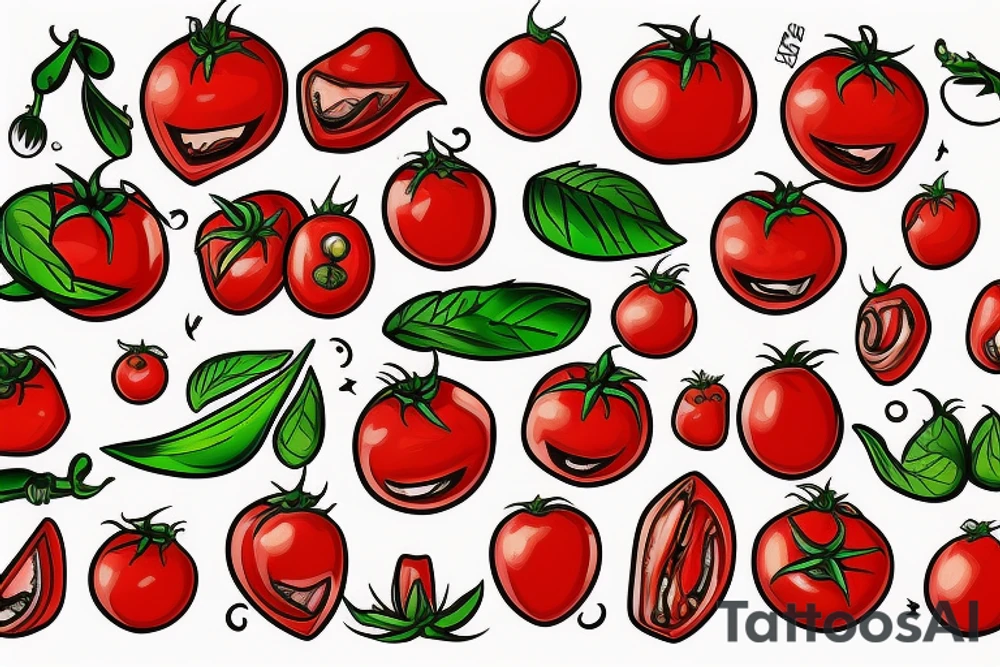 Aventus tomato sheet tattoo idea