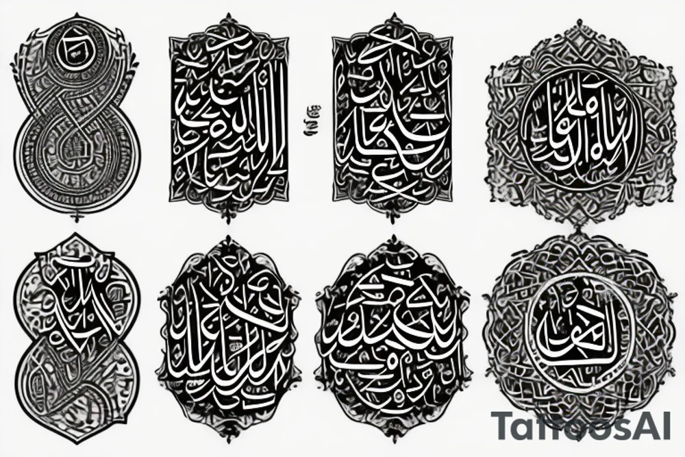 Allah tattoo idea