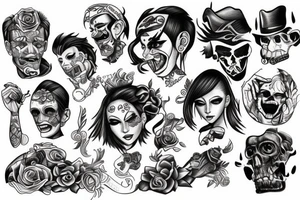 gang guy tattoo idea