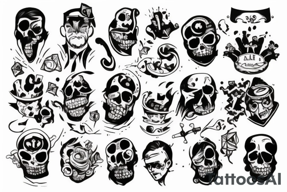 gang guy tattoo idea
