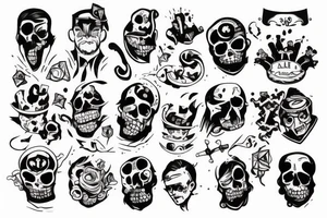 gang guy tattoo idea
