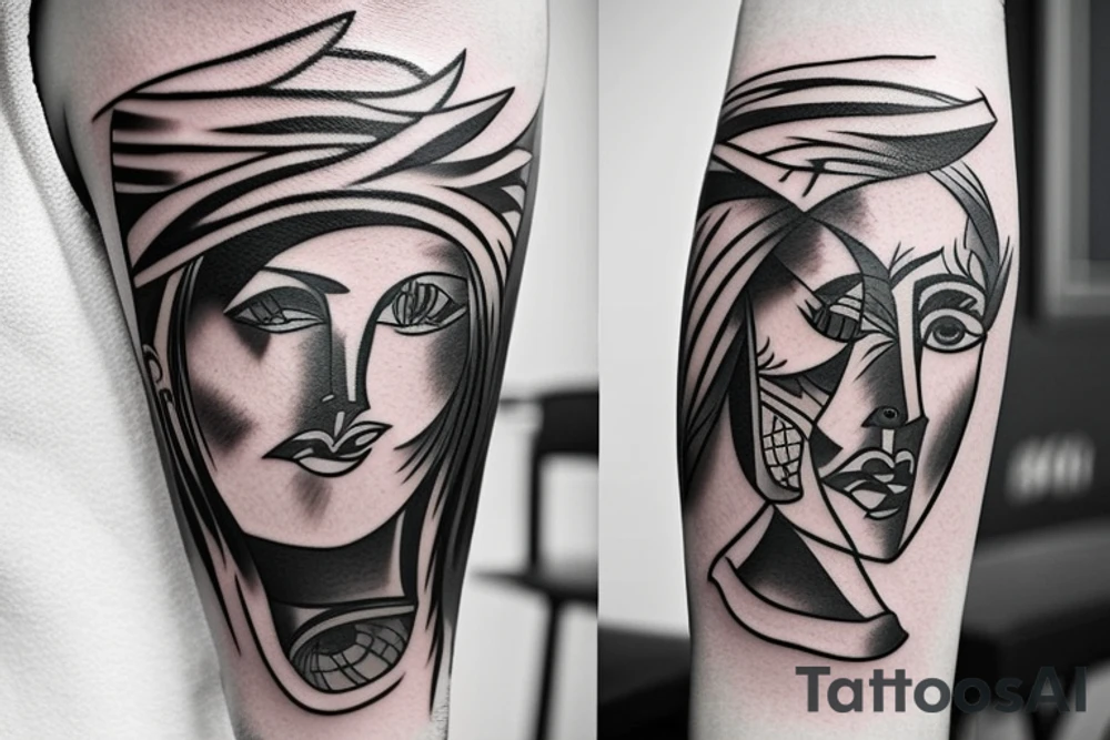 Interesting tattoo with a basketball tattoo idea