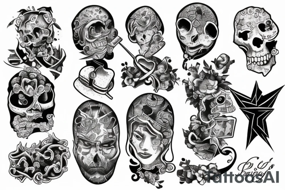 gang guy tattoo idea