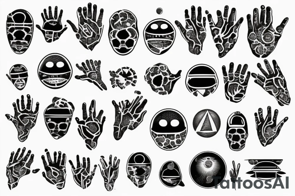 UFO for hand tattoo idea