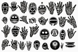 UFO for hand tattoo idea