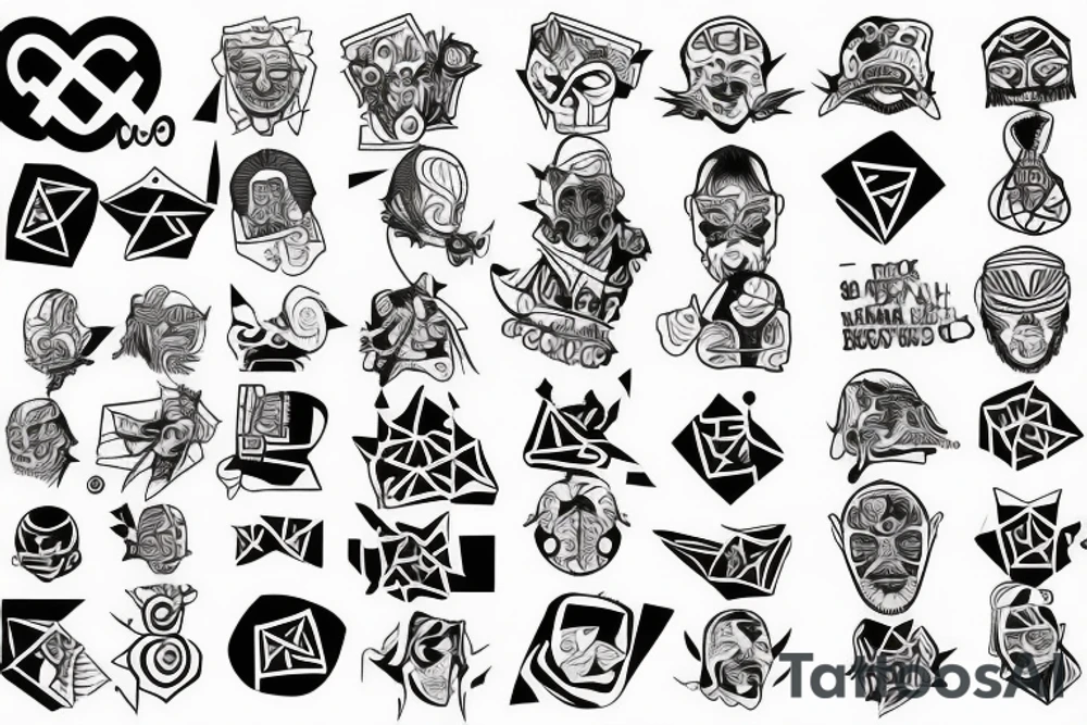 gang guy tattoo idea