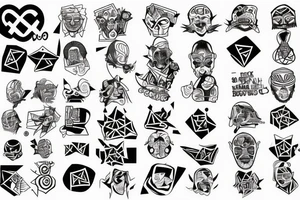 gang guy tattoo idea