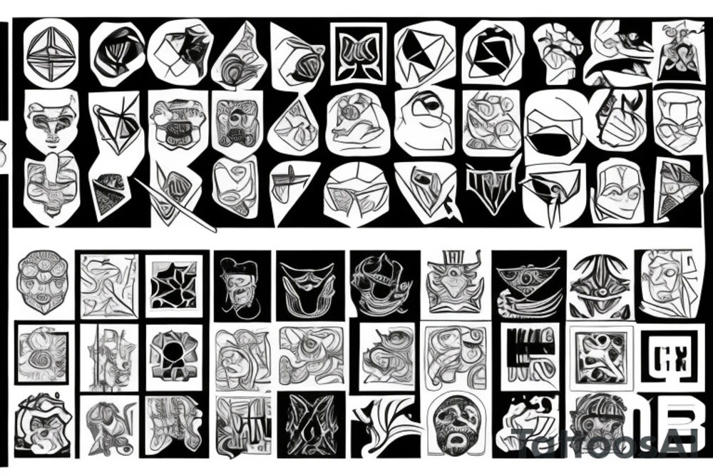 gang guy tattoo idea