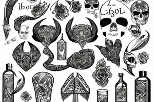 Ga city black iran tattoo idea