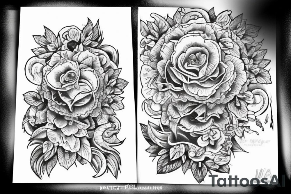 Змея с крыльями и глазом бога Гор tattoo idea