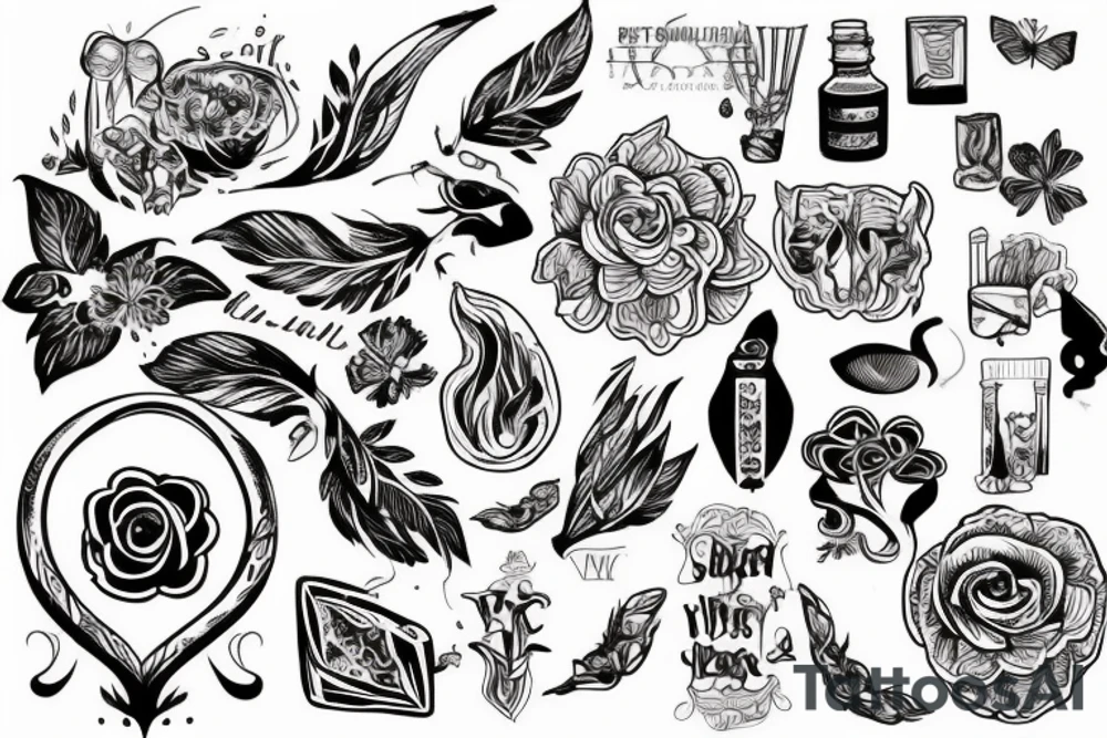 Змея с крыльями и глазом бога Гор tattoo idea
