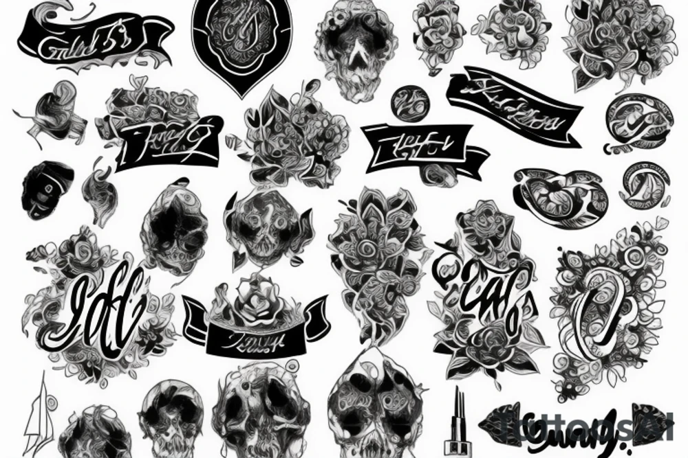 Ga city black iran tattoo idea