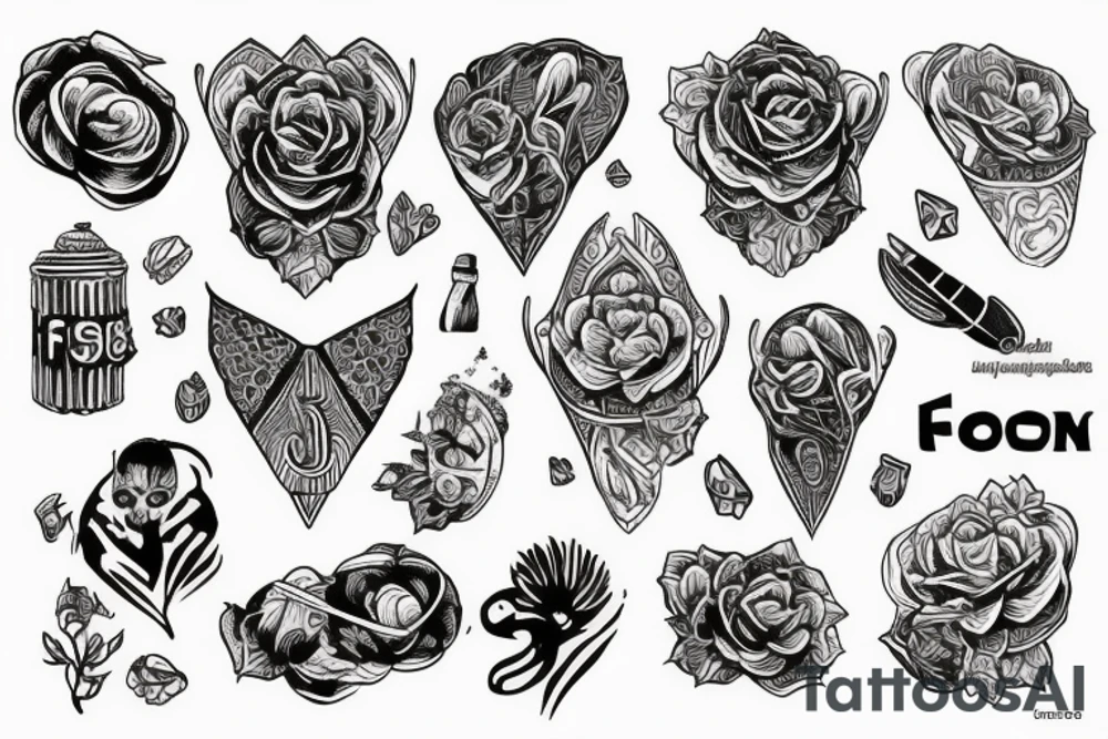 Журавли на фоне японская собака фуу tattoo idea