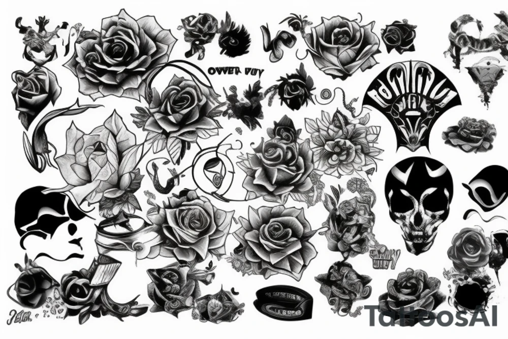 Power style tattoo idea