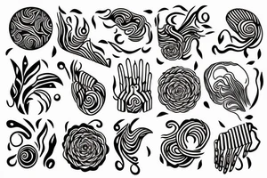 Simple and beautiful lines for wrists, forearms, neck and fingers tattoo idea
