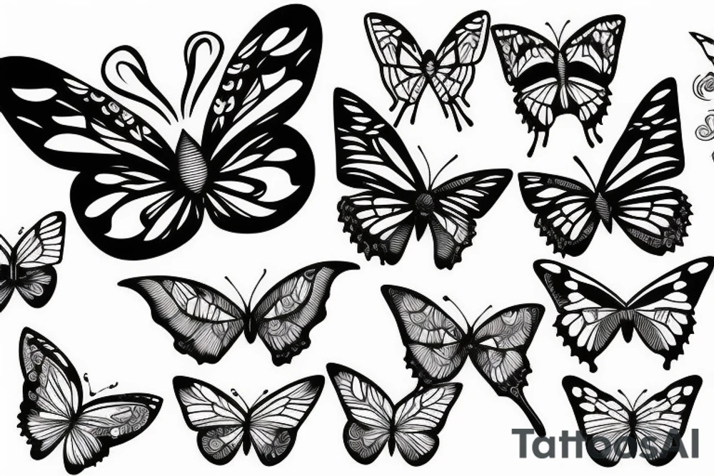 butterfly tattoo idea